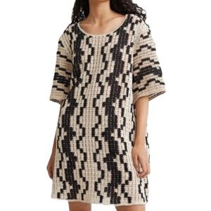 H&M high low crochet maxi dress